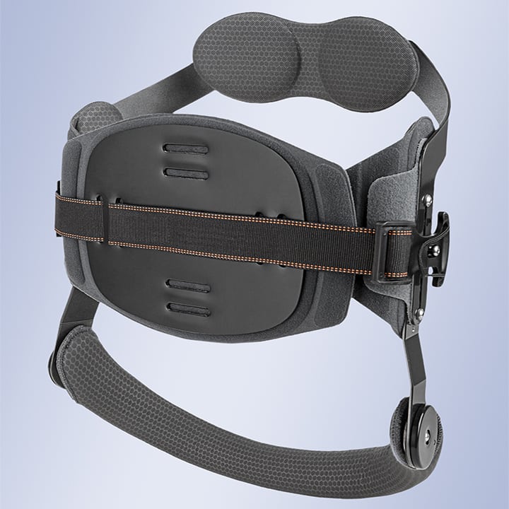 JEWETT HYPEREXTENSION BRACE WITH THREE-DIMENSIONAL STERNAL ADJUSTMENT – SHORT