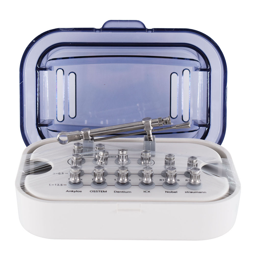 Universal Dental Implant Tools Torque Wrench Screw Drives Prosthetic Kit For ITI NOB ICX Ankylos Osstem