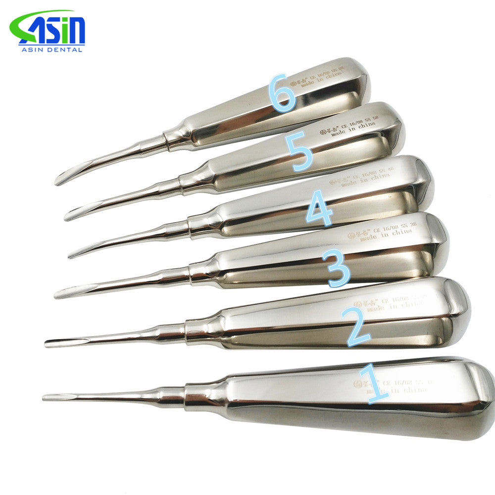 Dental High Quality Full Stainless Steel Orthodontic Root Elevator Head Curved Minimally Invasive Tool Dental Other Instrument
