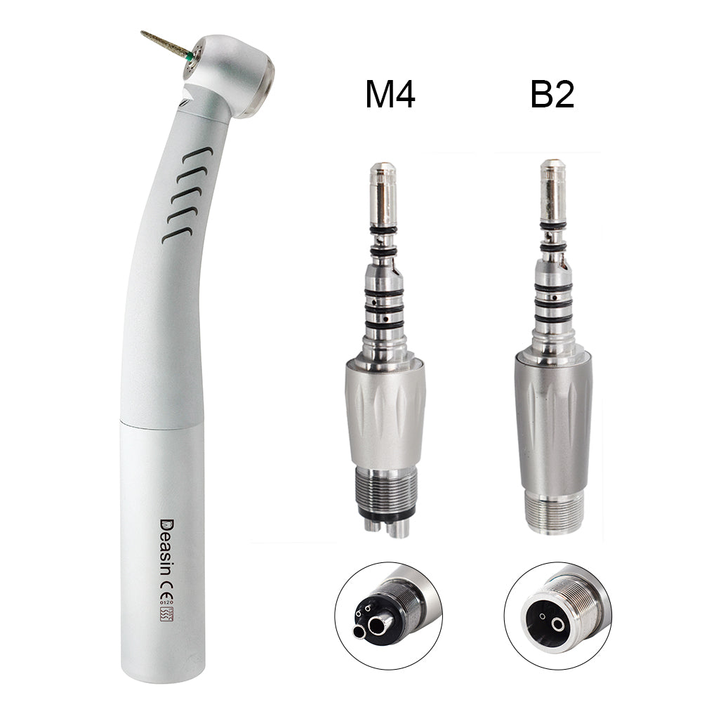2/4 Holes Fiber Optic Led High Speed turbina Handpiece With KV Coupling