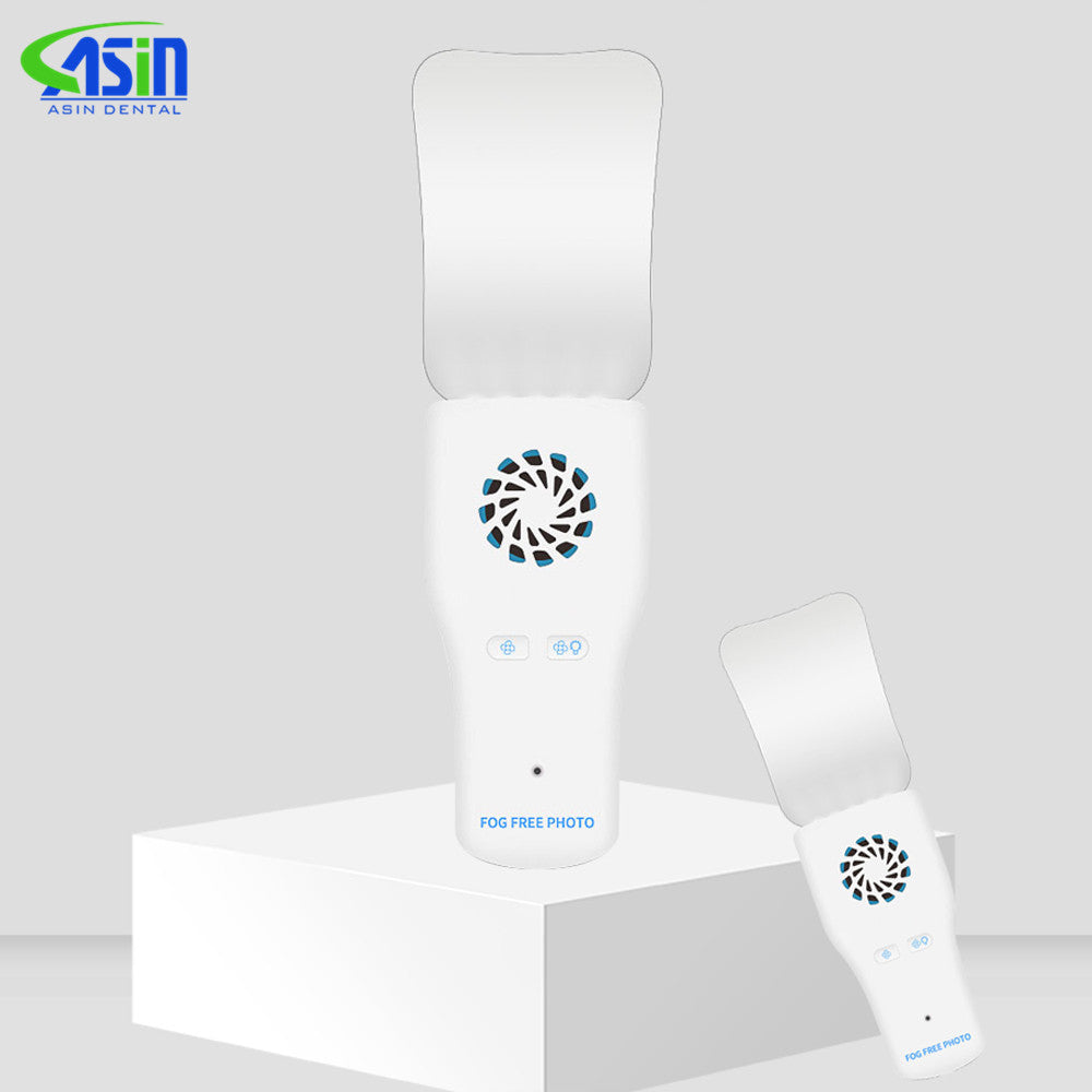 Dental Orthodontic Defogging Imaging LED Fog Free Photo Mirror Stainless Steel Refractor Cavity Obervation Reflector Equipment