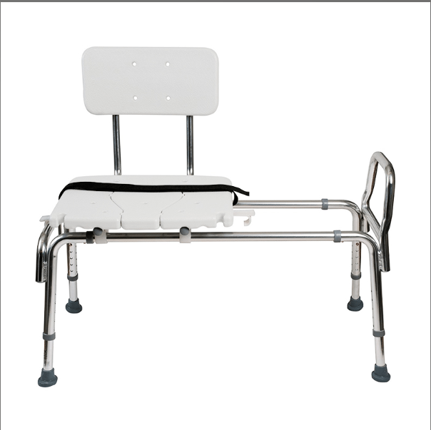 Sliding Transfer Bench with Cut-Out Seat