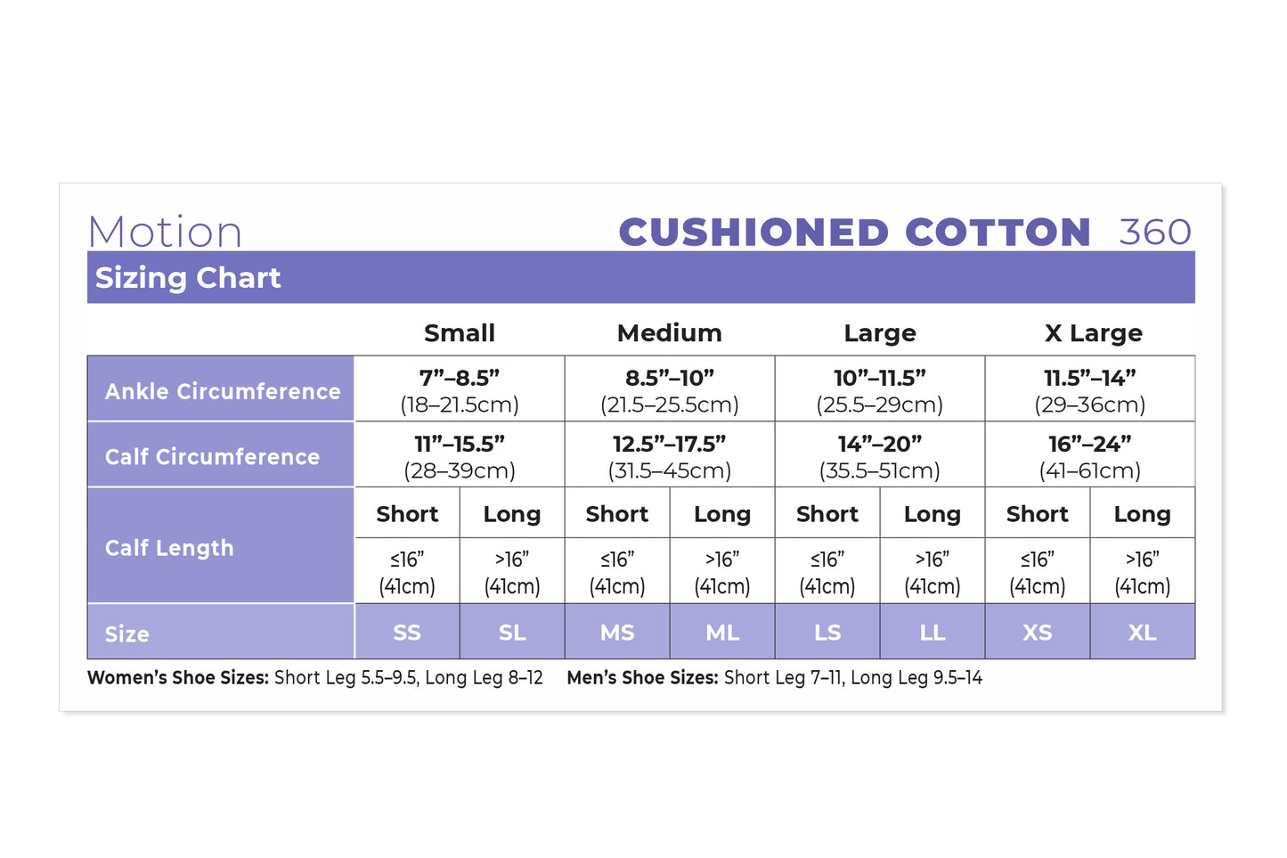 Sigvaris - Motion - Cushioned Cotton Calf