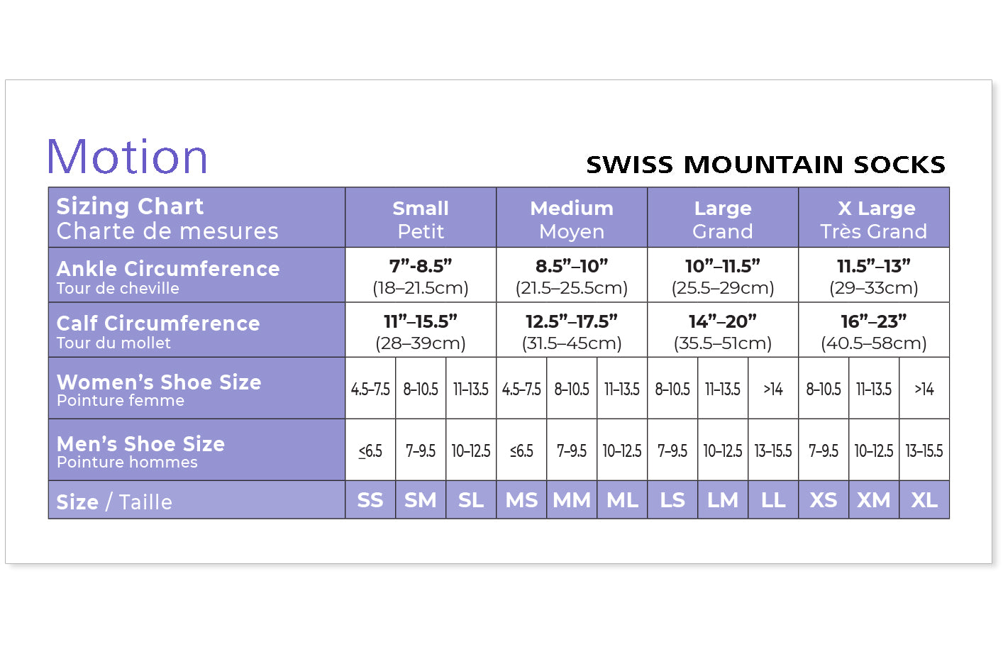 Sigvaris - Motion - Swiss Mountain Socks