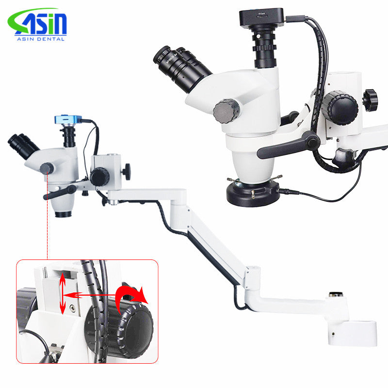 Dental Equipment Microscope With Camera Continuous Zoom For Optional Dental Equipment Chair Unit