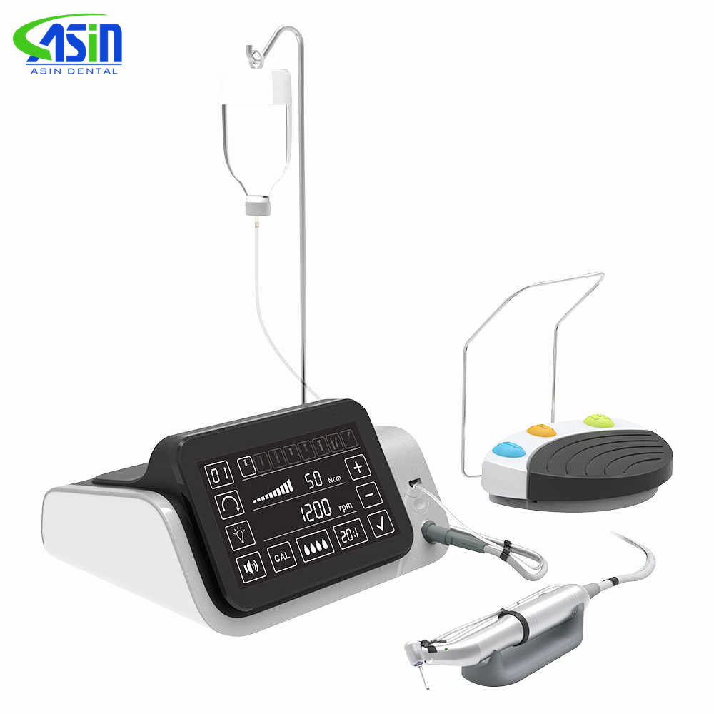 New touch panel dental implant motor surgery with 20:1 dental implant contra angle / Dental implant machine system /implant unit