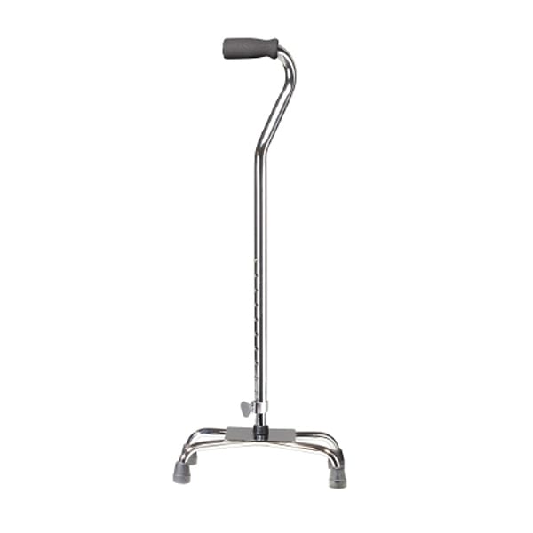 Quad Cane Large Base - Silver