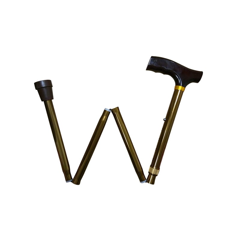 Folding Cane Adjustable Bronze