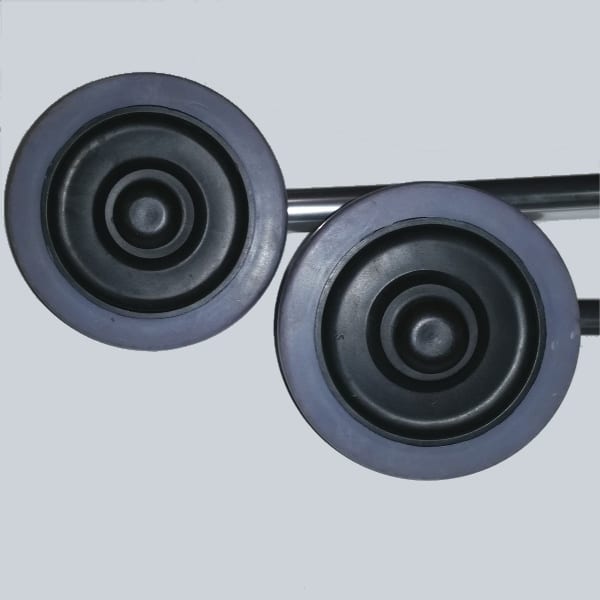 Replacement Front Legs/Wheels for Kay Walker Models W4B, R & S - 1 pair