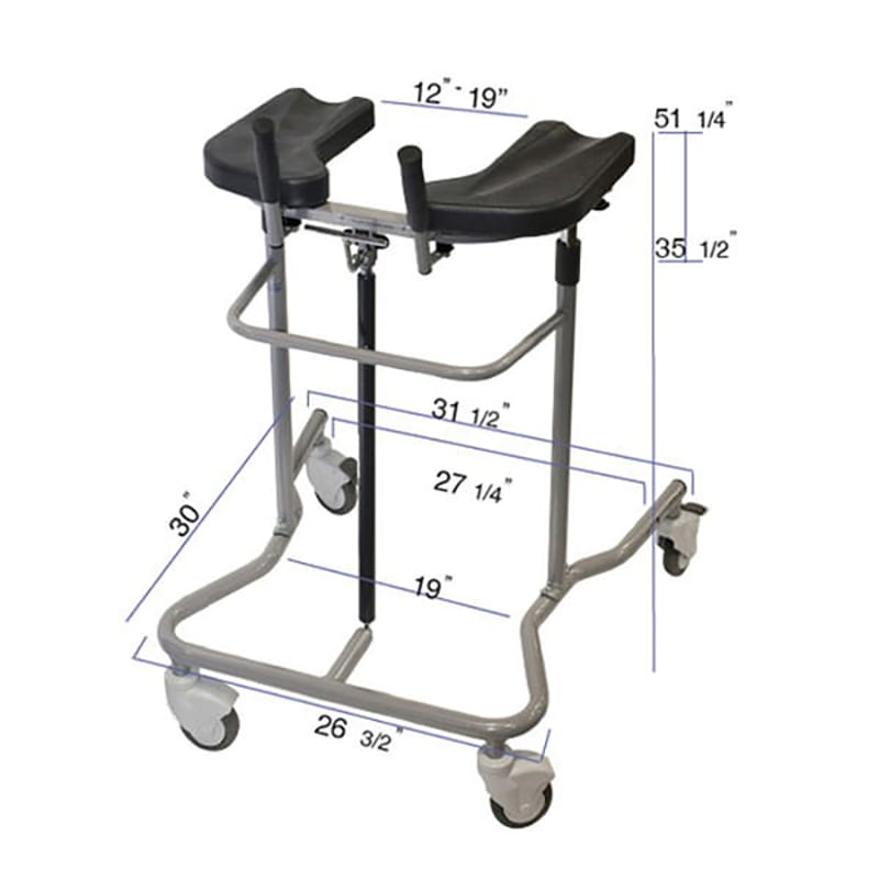 Eva Adult Support Walker - Institutional