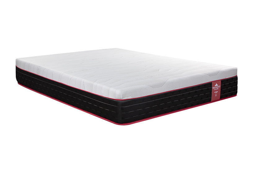 GLACIER 12″ POCKET COIL — HYBRID – MEDIUM PLUSH FEEL – ROLL PACK