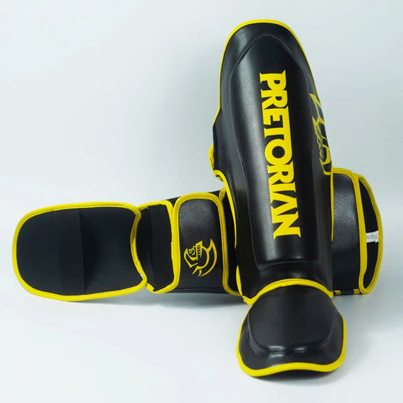 Protection Top Quality Boxing shin guards MMA instep protectors foot kickboxing pad Muaythai Training Leg support protectors