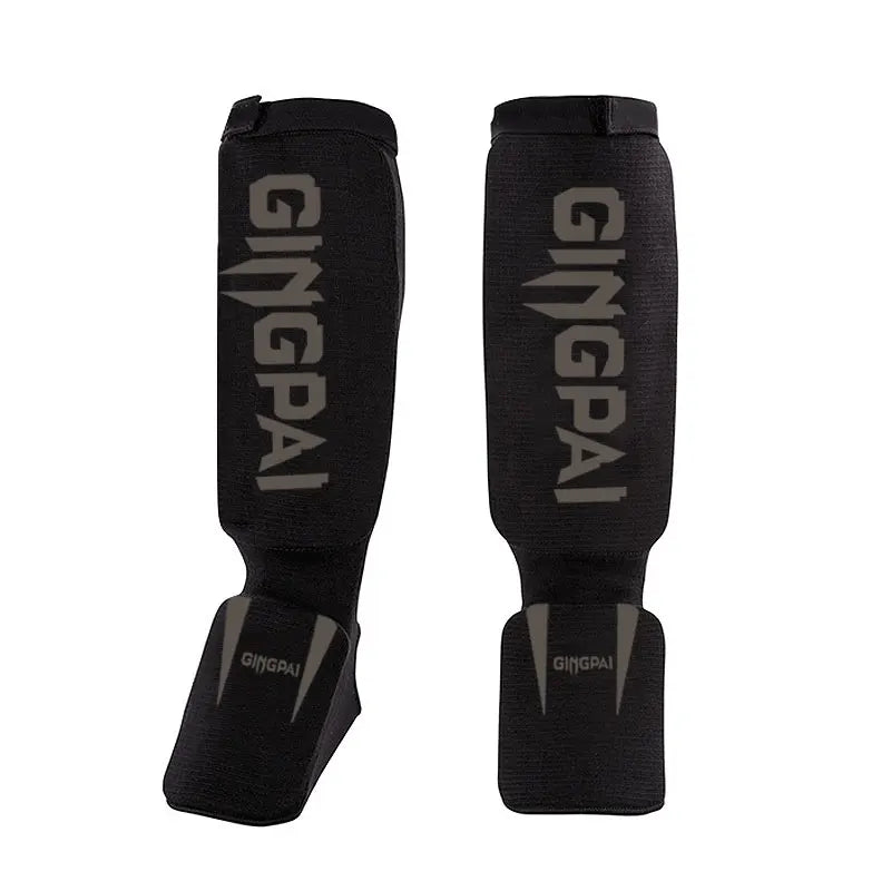Youth/Adult MMA Boxing Shin Guards Kickboxing Ankle Support Equipment Karate Protectors Foot Shank Sanda Muay Thai Leggings DEO