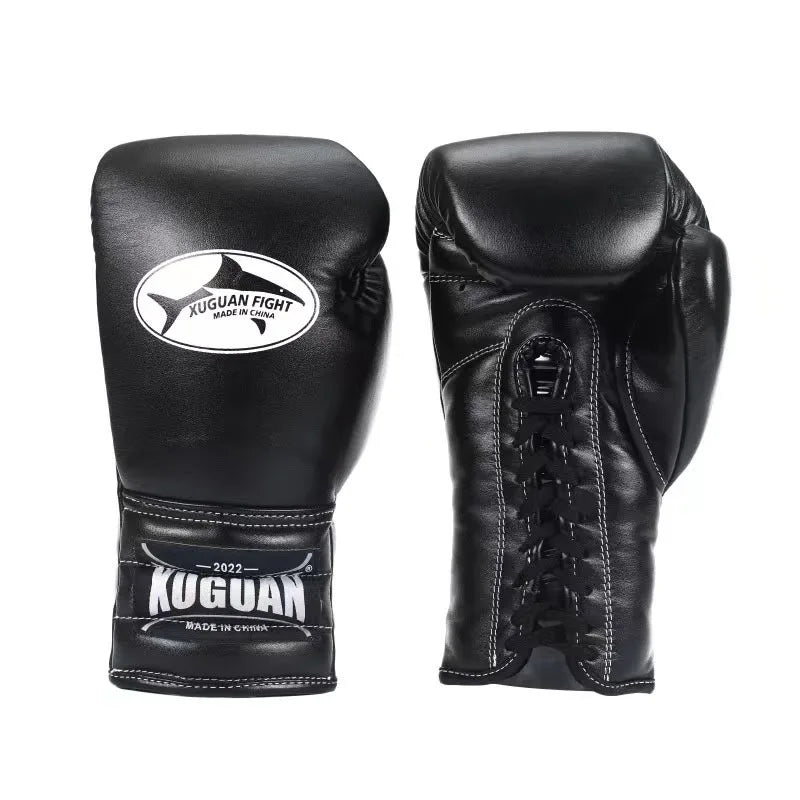 6/8/10/12/14oz Boxing Glove High Quality PU Tether MMA Muay Thai Training Glove Adult Sanda Fighting Boxing Training Equipment