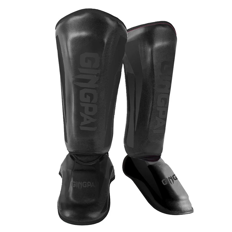 Youth/Adult MMA Boxing Shin Guards Kickboxing Ankle Support Equipment Karate Protectors Foot Shank Sanda Muay Thai Leggings DEO