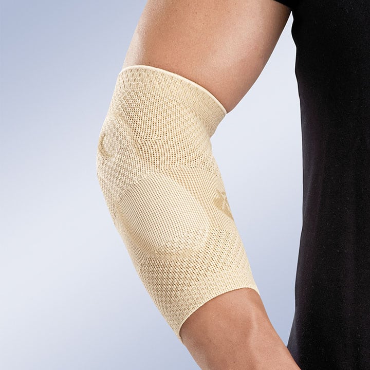 ELASTIC ELBOW SUPPORT WITH VISCOLASTIC PADS