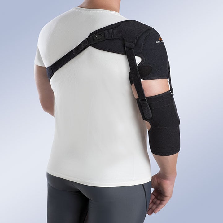 SHOULDER SUPPORT WITH ARM AND FOREARM STRAP