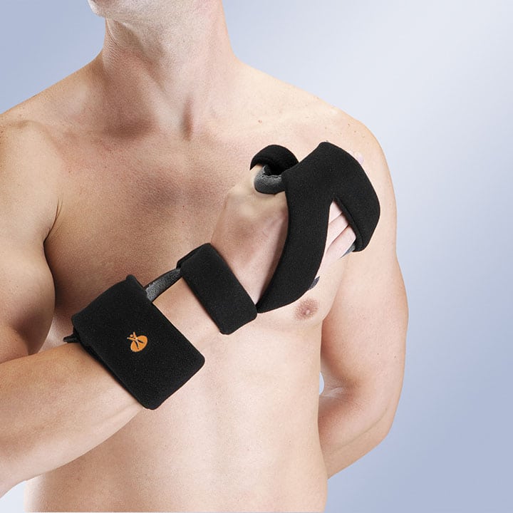 MALLEABLE ALUMINIUM THUMB AND HAND IMMOBILISING SPLINT