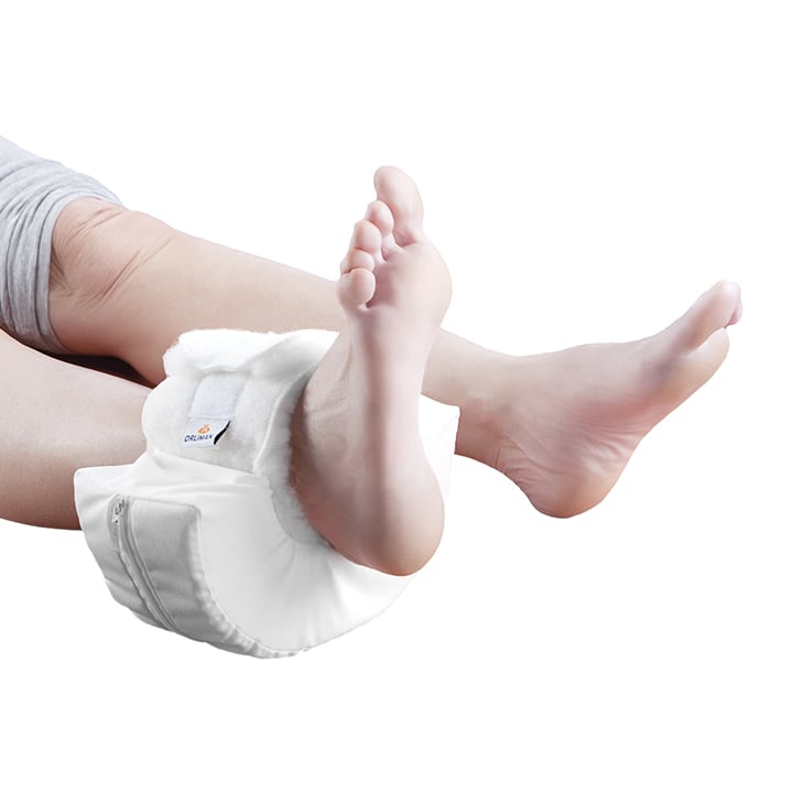 SOFT SEMI-CYLINDRICAL ANTI-BEDSORE HEEL CUSHION
