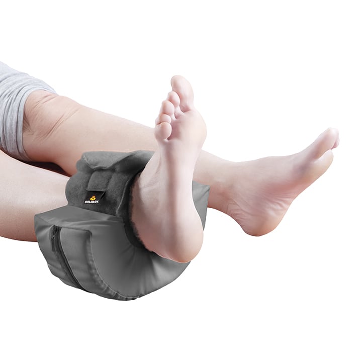 SOFT SEMI-CYLINDRICAL ANTI-BEDSORE HEEL CUSHION