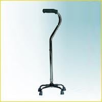 Quad Cane - Small Silver Base