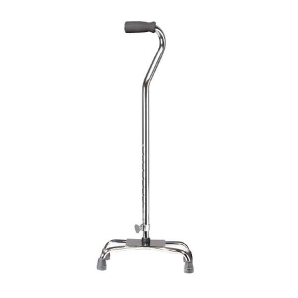 Quad Cane Large Base - Silver