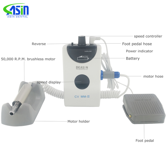 Dental lab technical micromotor protable mini grinding machine polisher handpiece dental micro motor