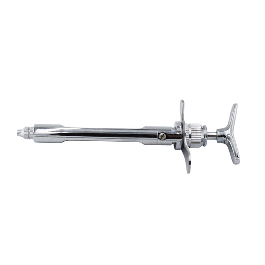 Stainless Steel Dental Material Syringe Folding Type Cork Screw Tip 1.8ML