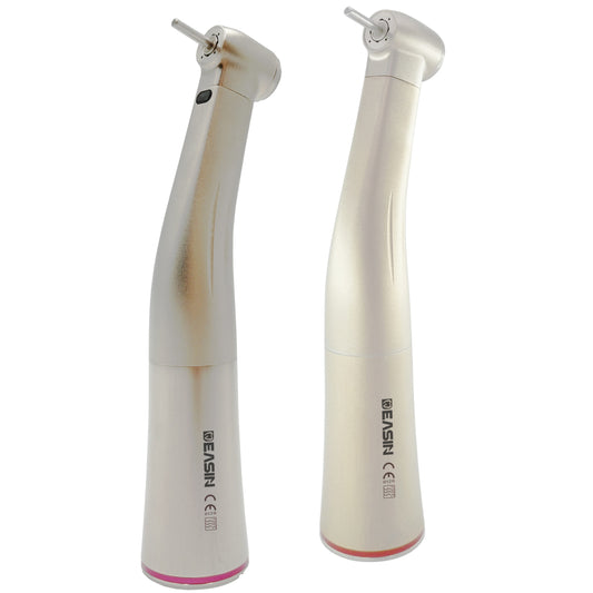 Dental Equipment Push Button Electric Micro Motor Handpiece 15 / 1:5 Increase Low Speed Contra Angle Hand Piece With CE