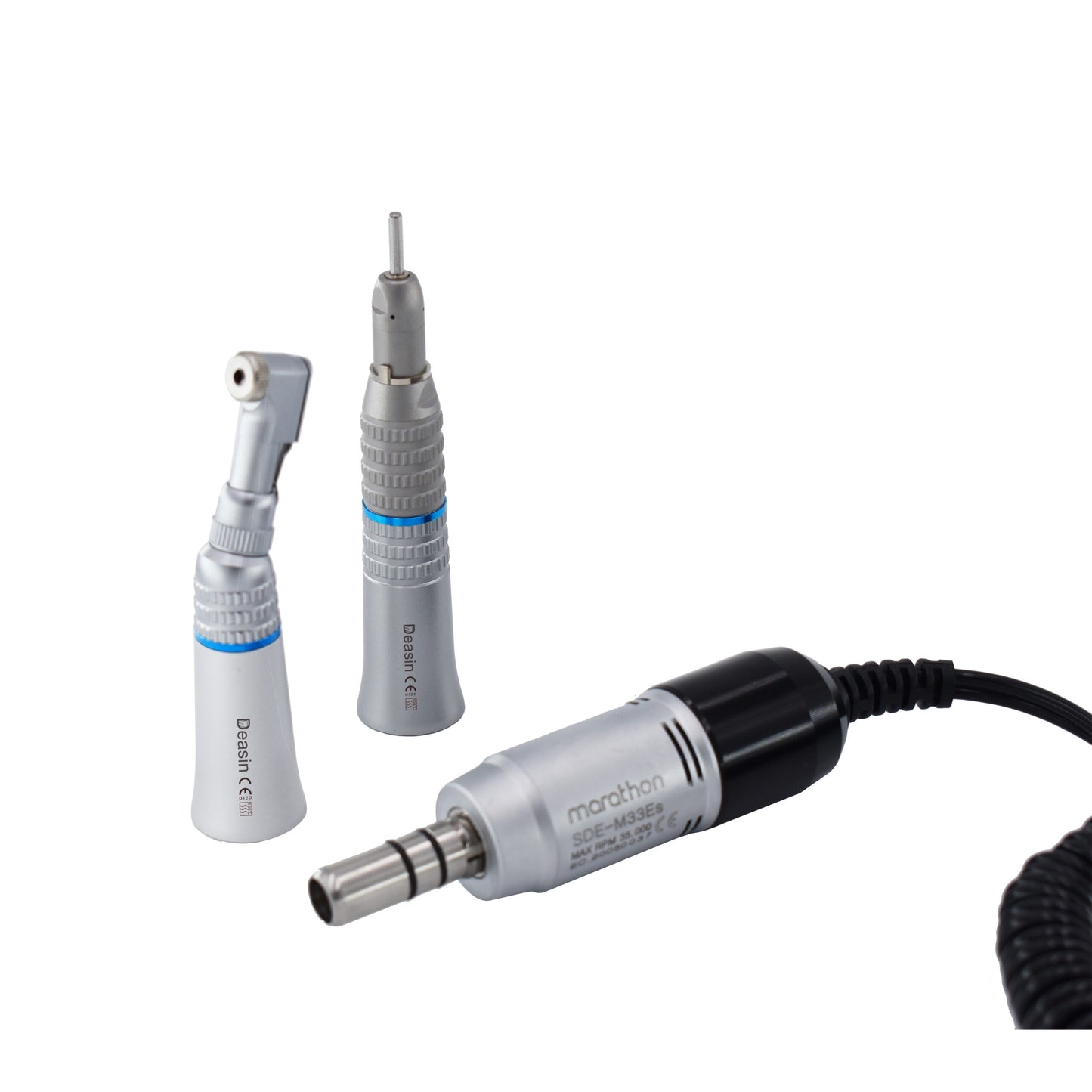Dental Lab contra angle straight Handpiece Electric polishing brush tool and E-type Brush Motor