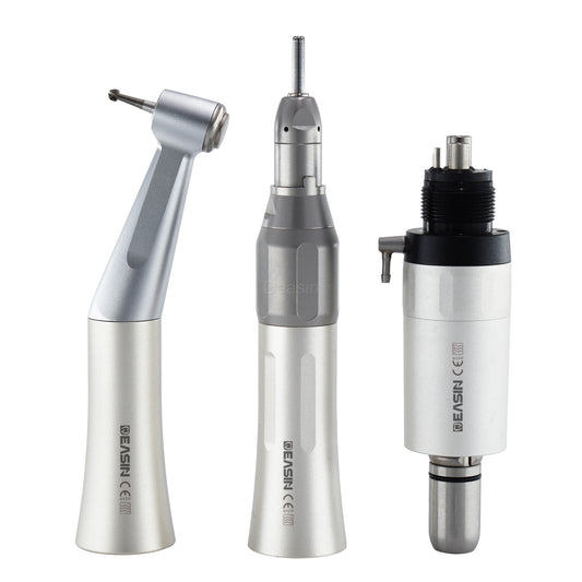 Dental Low Speed Handpiece set FX 205 set FX25 Contra angle FX65 Straight HP burs handpiece