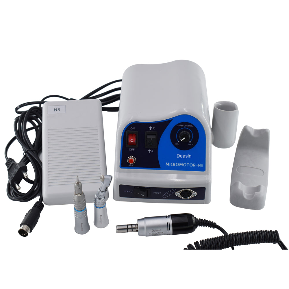 Dental Marathon Micro motor N8 controller + SDE-M33Es Motor Micromotor and new low speed Handpiece right angle corner Handpiece