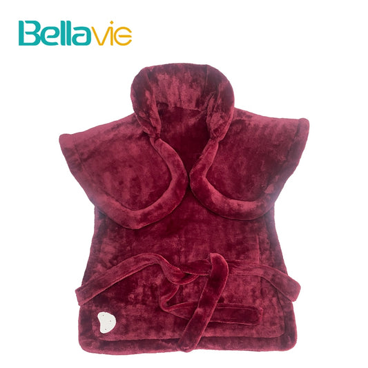 Bellavie 110V US Plug America Low Voltage Electric Heating Pad for Neck and Shoulder Back Pain Relief Heated Winter Warmer Pads