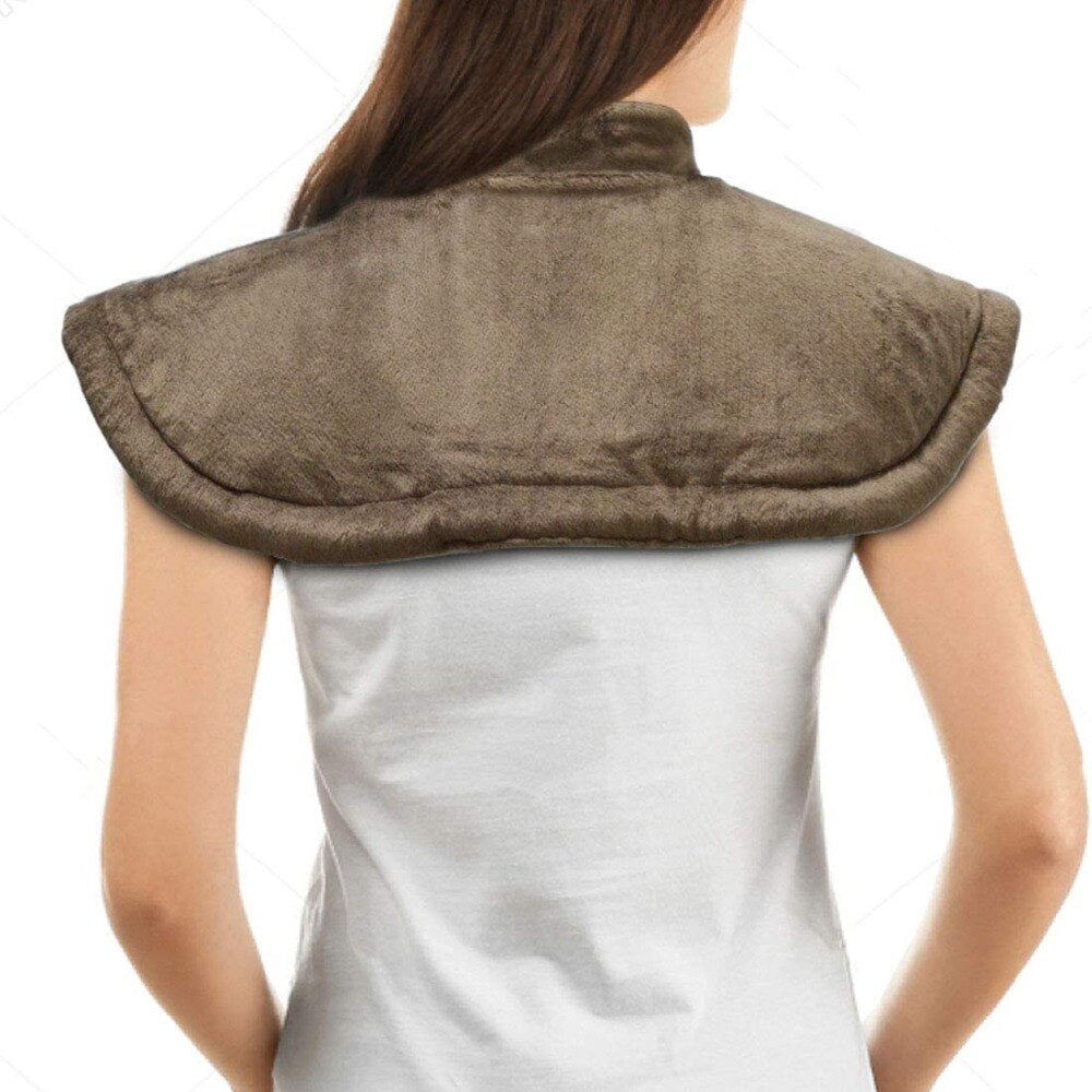 110V US Plug Soft Microwave Electric Heating Pads for Neck and Shoulders Period Cramps Pain Relief Winter Warmer Heat Therapy