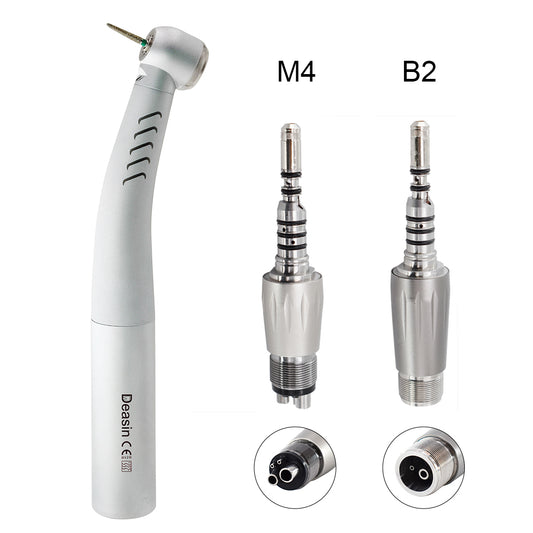 2/4 Holes Fiber Optic Led High Speed turbina Handpiece With KV Coupling