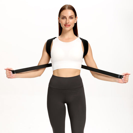 Wellmart Posture Corrector for Men and Women - Comfortable Upper Back Brace, Adjustable Back Straightener Support for Neck, Back & Shoulder