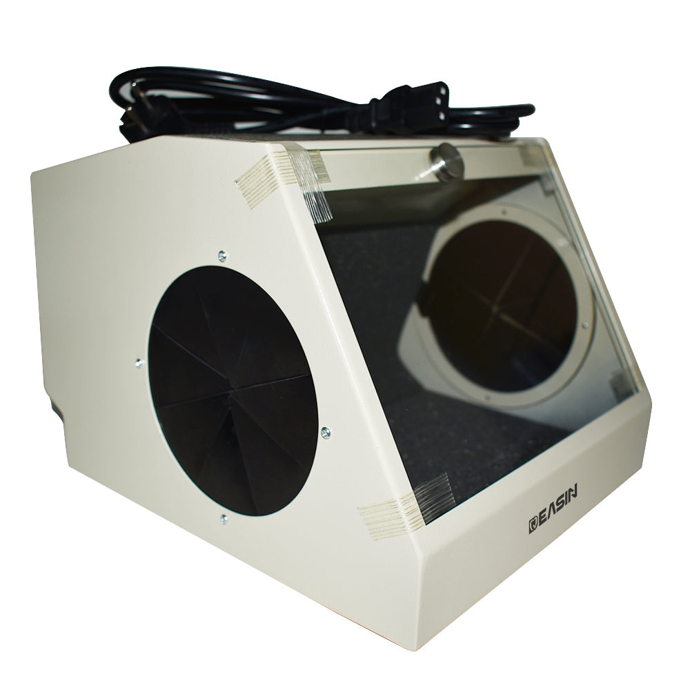 Dental Sandblasting Box Supply Equipment With LED Light Dental Sandblaster Cover Collector