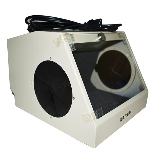 Dental Sandblasting Box Supply Equipment With LED Light Dental Sandblaster Cover Collector