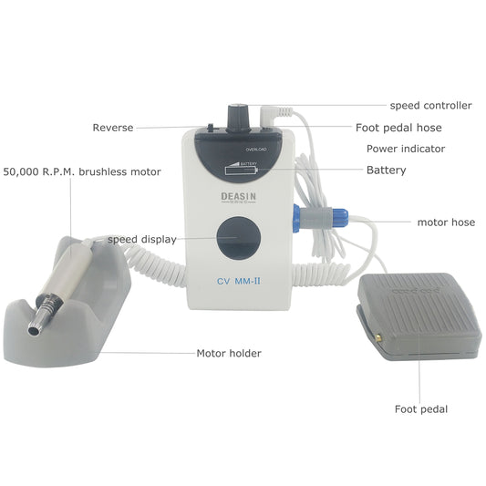 Dental lab technical micromotor protable mini grinding machine polisher handpiece dental micro motor