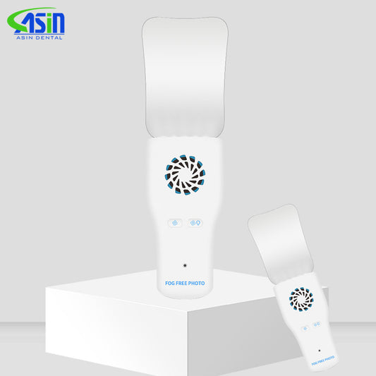 Dental Orthodontic Defogging Imaging LED Fog Free Photo Mirror Stainless Steel Refractor Cavity Obervation Reflector Equipment