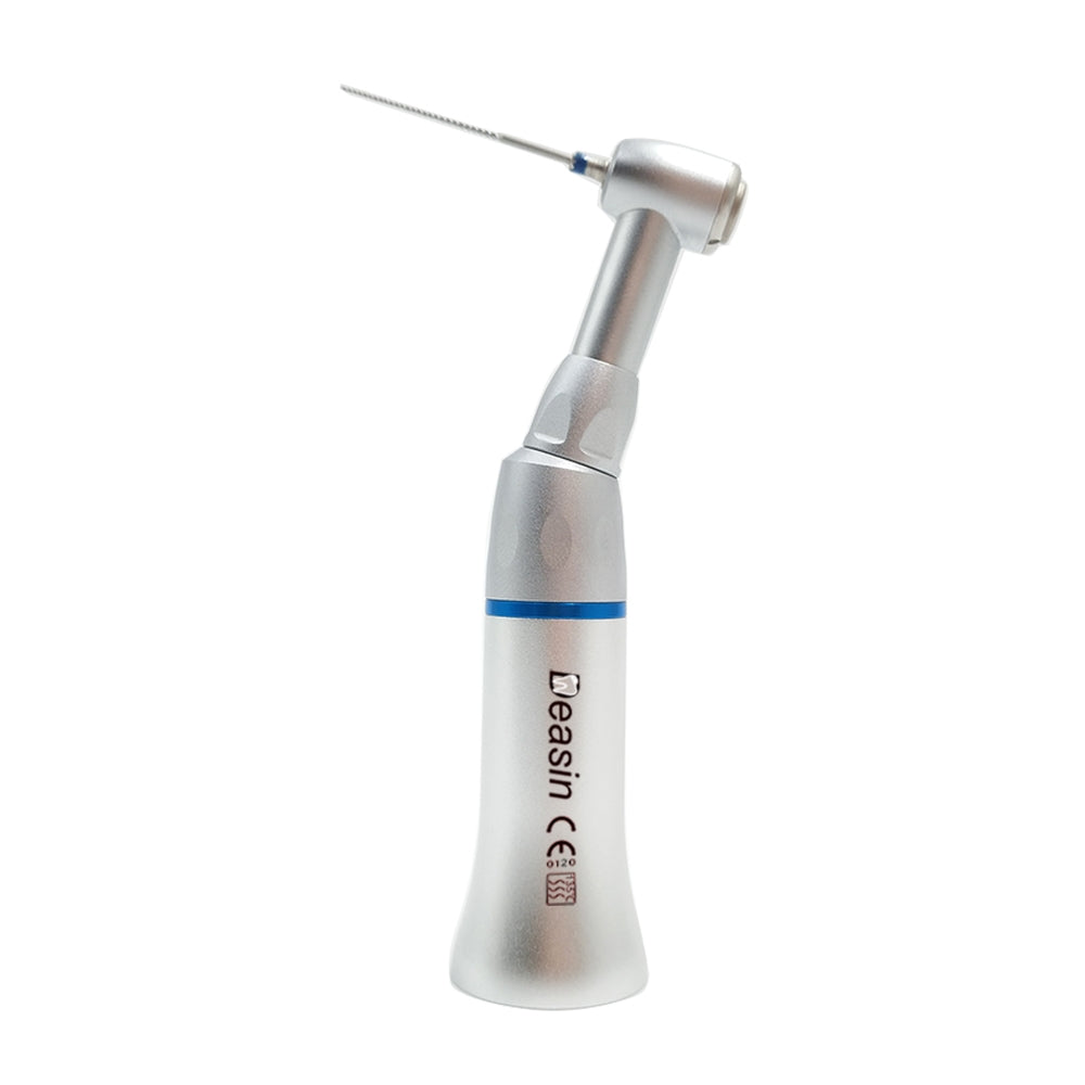 Low speed blue 1:1 dental push button contra angle handpiece