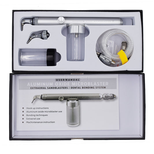 Sandblaster system device with connector coupling/Dental Teeth Whitening Air Abrasion Polisher Microetcher