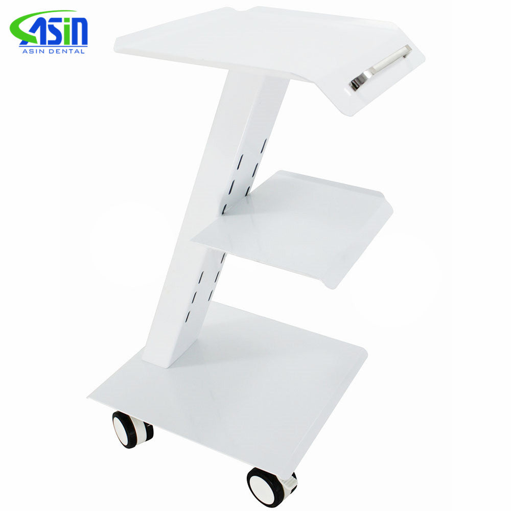 Portable dental hight quality equipment stand cart instrument assistant trolley with power socket