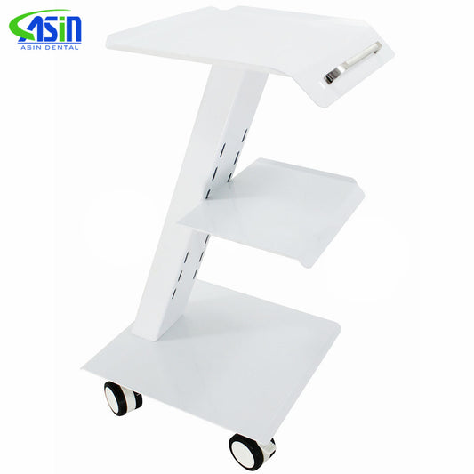 Portable dental hight quality equipment stand cart instrument assistant trolley with power socket