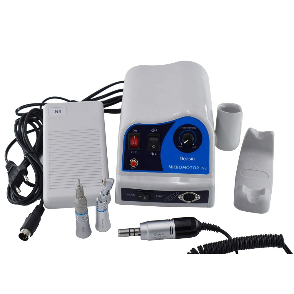 Dental Marathon Micro motor N8 S03 with Straight &amp; Contra Angle Handpiece Kit
