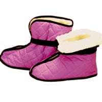 Plush Lined Booties - Medium - Pink