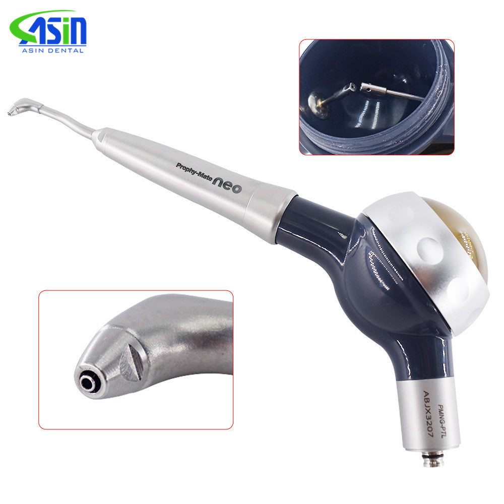 NSK1 type Dental air sandblasting gun prevent air system oral hygiene polisher jet 360degrees Rotation turbine handpiece