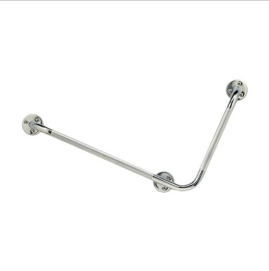 Chromed Bar Left Angle 32 x 16"