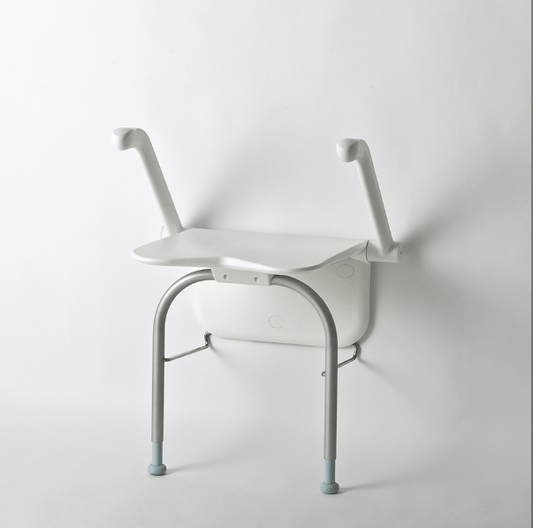 Etac Relax with Armrests &amp; Supporting Legs, White