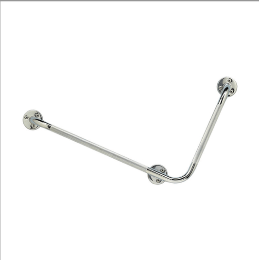 Chromed Bar Left Angle 24 x 16"